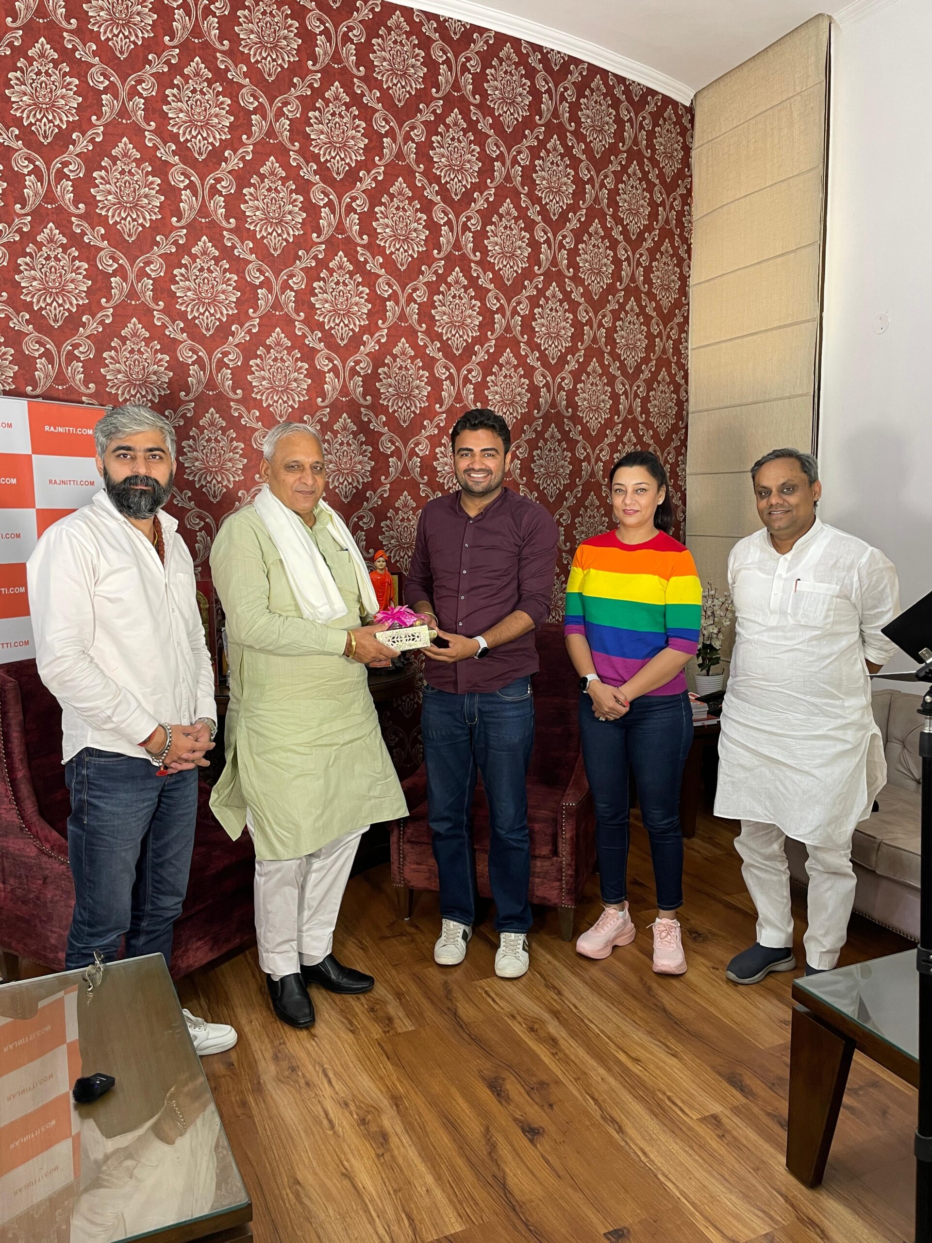 Deligation of SHOUT IT met with Mr Ranbir Gangwa, Former Dy Speaker, Haryana