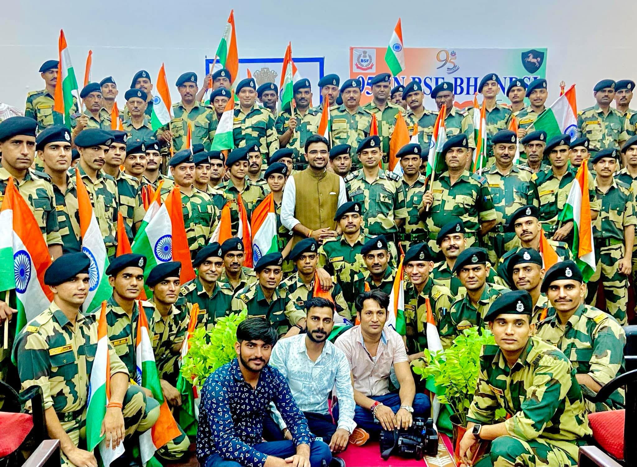 Mr Keshav Kumar, CEO SHOUT IT as chief guest in Annual Function of BSF