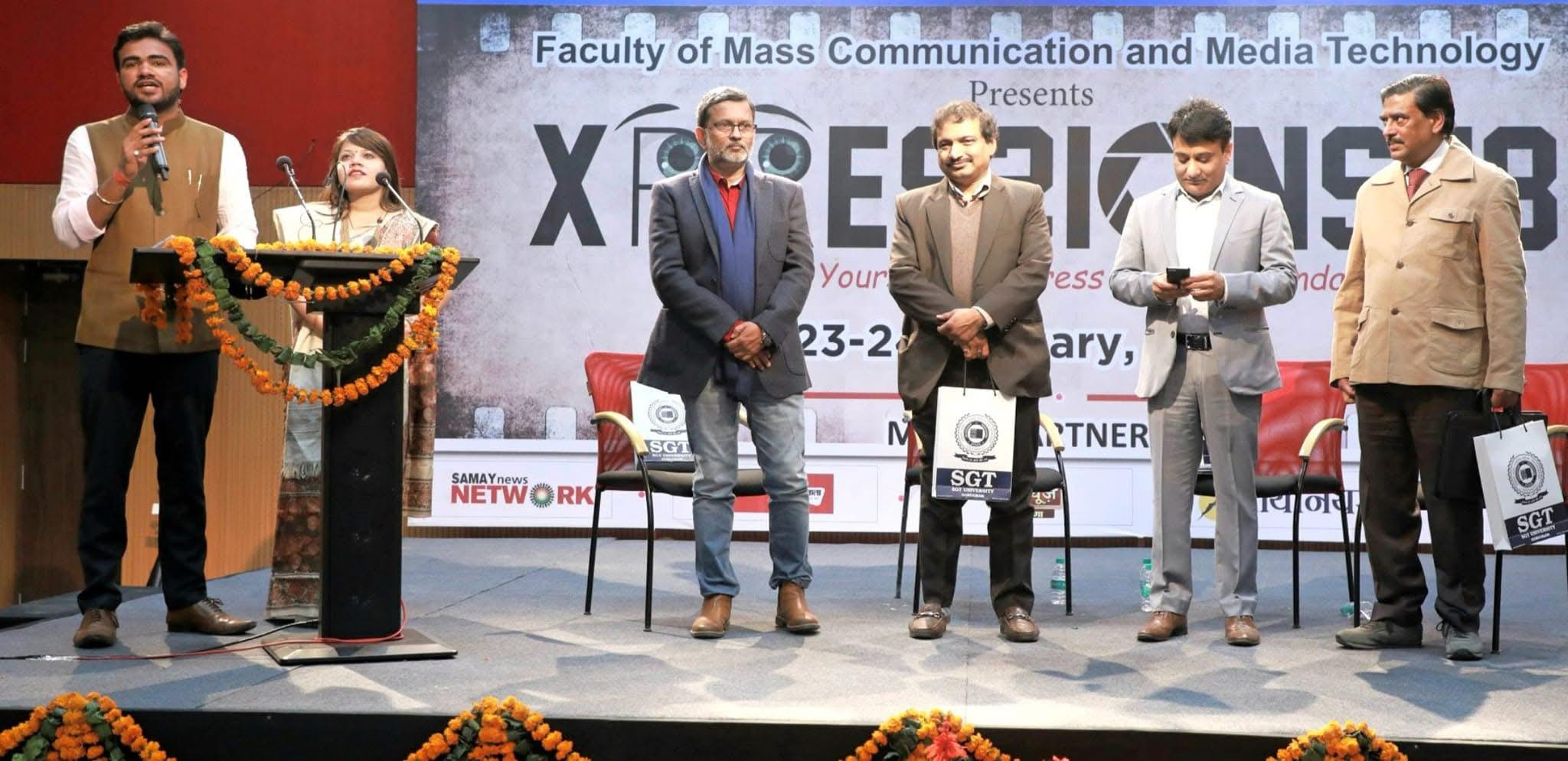 Vote of Thanks in an academic program with Veteran Journalists of India