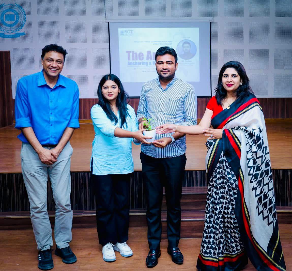 Mr Keshav Kumar invited as chief guest in an academic program