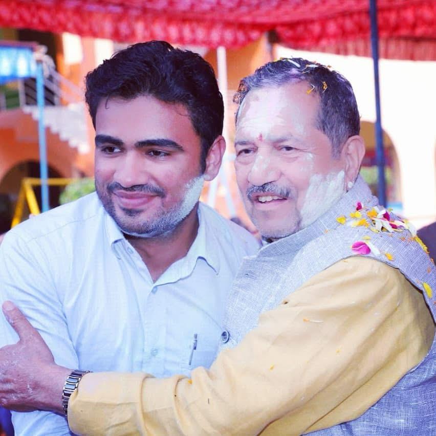 In Holi Milan Program with Indresh Kumar, RSS Senior Leader